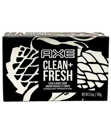 Axe Clean + Fresh Bar Soap for Men 3.7 oz (100g) - 4 Pack - Buy Online on SooperMarket.com