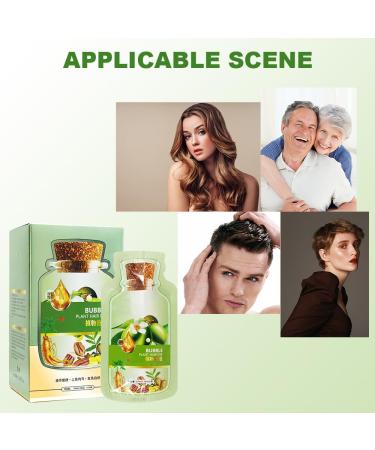 Buy Bubble Plant Hair Dye - Natural Botanical Hair Coloring Cream for Men & Women | Pure Plant Extracts for Black Hair Color - Buy Online on SooperMarket.com