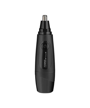Stylecraft Schnozzle Cordless Nose & Ear Trimmer - Water Resistant Portable LED Light - Matte Black - Buy Online on SooperMarket.com