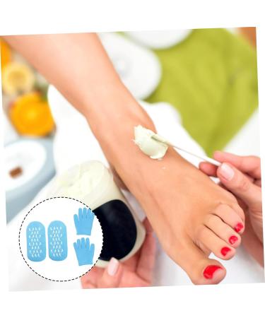 minkissy Gloves Spa Socks Gel Socks for Moisturizing Spa Gel Socks Moisture Socks Hand - Buy Online on SooperMarket.com