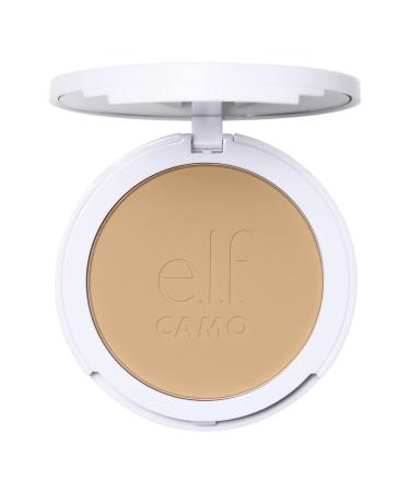e.l.f. Camo Powder Foundation Lightweight Primer-Infused Buildable & Long-Lasting Medium-to-Full Coverage Foundation Light 250 W Light 250 W 8 g (Pack of 1)