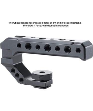 UURig R005 Camera Top Handle Grip with 3 Cold Shoe Adapters for Sony A7III - Stabilizing Rig for Mounting Microphone, LED Light, and Monitor - Metal Construction for Easy Low Angle Shots - Buy Online on SooperMarket.com