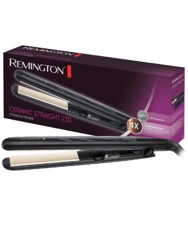 Remington smoothing iron Ceramic Straight (4-fold protection: antistatic ceramic-turmal coating-equal heat distribution lower static charging & silky gloss) hair smoothing S3500