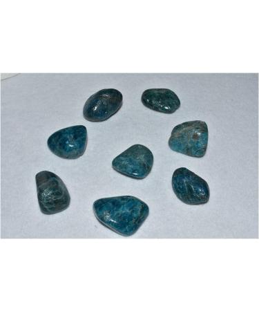 Balance Blue Apatite Tumbled Stone One Natural Quartz Reiki Crystal Lucky Stone ERTEYIN - Buy Online on SooperMarket.com