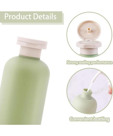 3 PCS Flip Cap Shampoo Bottles Empty Refillable Travel Bottles for Toiletries for Travel Size 200ML for Shampoo Lotions Cream Body Wash Conditioner Travel Shampoo Bottles - Buy Online on SooperMarket.com