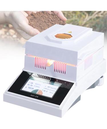 Grain Moisture Tester Smart Grain Moisture Meter for Grains Wheat Maize (Corn) Coffee Cocoa Bean Flaxseed Soybean Rice Almonds Peanut Sesame Sorghum 100g/1mg