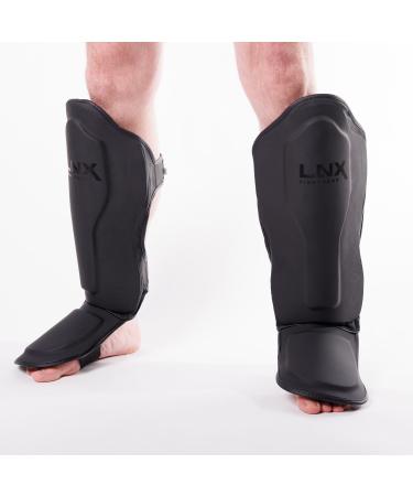Buy Lnx Schiensbeinschoner Muay Thai Pro Fight - Ultimate Black Shin Guards for Kickboxing - S M L XL Sizes Available - Buy Online on SooperMarket.com