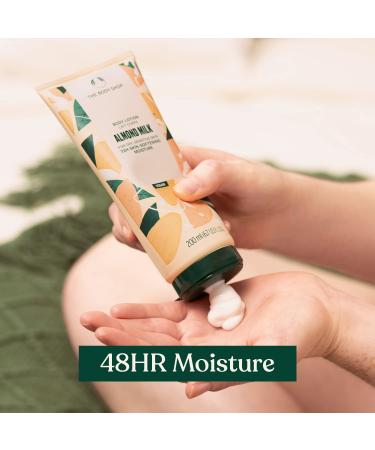 Body Shop Almond Milk & Honey Body Lotion 6.7 oz - Hydrating & Moisturizing Skincare for Dry, Sensitive Skin - Hypoallergenic - Buy Online on SooperMarket.com