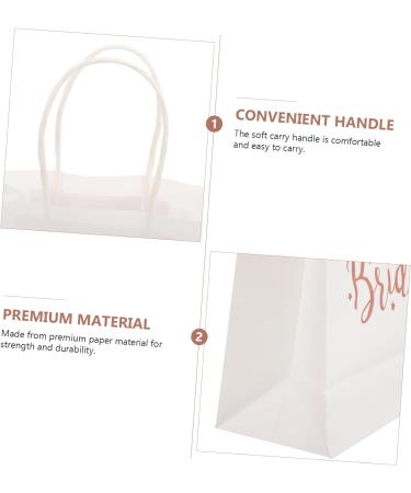 6pcs Wedding Bridesmaid Gift Bag Wedding Party Favor Bags Items for Wedding Welcome Bags Bridal Shower Bags Groomsmen Bags Bride Gift Bag Hen Party Bag Bridesmaid Bag Props Paper - Buy Online on SooperMarket.com