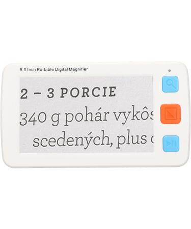 Portable Digital Magnifier Reading Aid | 5.0 Inch LCD Screen | Handheld Electronic Reading Aids 4X-32X Zoom | Memory Function | UK - Buy Online on SooperMarket.com