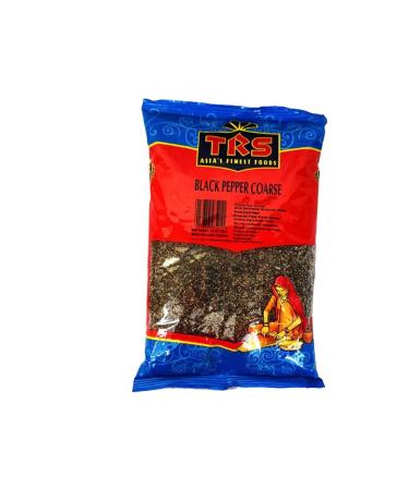 TRS Black Pepper Coarse | 100G |Crushed | Cracked Black Peppercorns | Spice Seasoning Dressing Coarse |Ground Black Pepper |Indian Origin