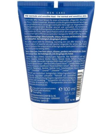 SPEICK Men After Shave Balm Sensitive 100ml - Soothing Relief for Irritated Skin - International Shipping Available - Buy Online on SooperMarket.com