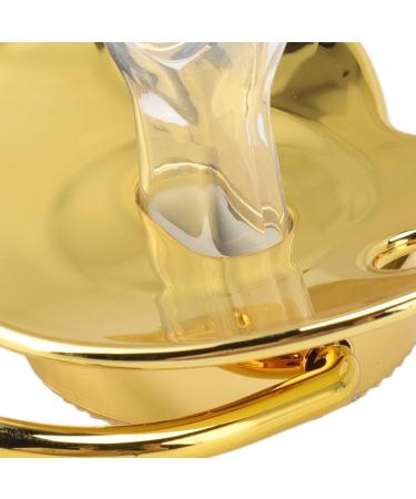 Heart-Shaped Baby Pacifier Nipple with Rhinestones - Safe & Flexible Gold Design for International Shipping - Buy Online on SooperMarket.com