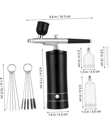 Gogogmee 1 Set Airbrush Kit Nail Manicure Kit Air Brush for Barber Spray Painting Set Usb Aluminum Alloy 12.00X4.20X4.20CM - Buy Online on SooperMarket.com