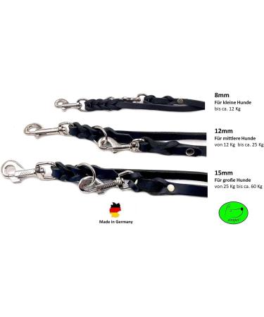 Adjustable Dog Liner for Small & Large Dogs - 2m 2.40m 2.80m 3.50m 5m - Double Linen Black - Perfect for Training & Walks - Buy Online on SooperMarket.com
