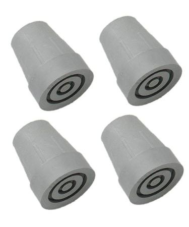 4 x 22mm Rubber Ferrules For Walking Sticks Canes or Crutches