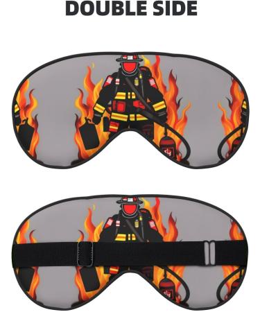 SSIMOO Firefighter Eye Mask | Soft & Breathable Sleep Patch for Women | Perfect for Travel & Relaxation | Black - Buy Online on SooperMarket.com