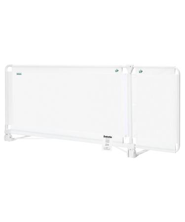 Babelio Toddler Bed Rails, Guardian 39"-51" Extendable Bed Guard Rail for Toddlers, Kids & Elderly Adults, Side Bed Rails for Twin/Queen/Full Size Bed 22.5" Tall White