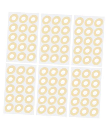 COOLHIYA Sheets Latex Corn Stickers Foot Callus Sticker Corn Pedi Pad Plantar Pad Sticker Protector Doorables Feet Corn Stickers Sticker Cushions Foot Patch Oval Non-Woven Fabric