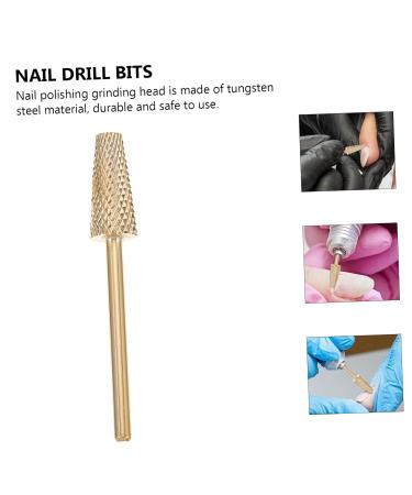 MUSISALY Nail Polisher Electric Grinder Electrical Tools Manicure Drill Tool Polishing Head Manicure Grinding Heads Portable Nail Grinder Nail File Head Drill Bits for Nails Tungsten Steel - Buy Online on SooperMarket.com