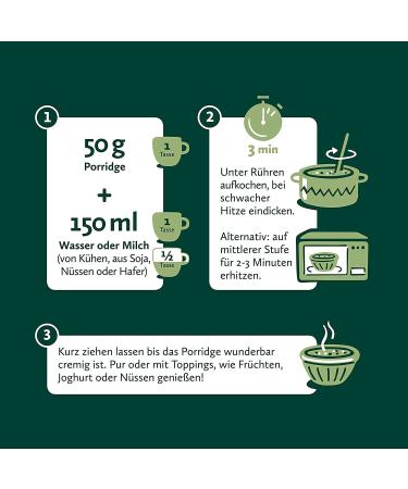 3bears Classic Porridge 400g - Healthy Quick Breakfast | International Shipping Available - Buy Online on SooperMarket.com