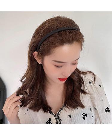 6 Pieces Teeth Comb Headband Fashion Hair Band Non-slip Hair Hoops Soft Satin Hair Hoop Hair Accessories Multi - Buy Online on SooperMarket.com