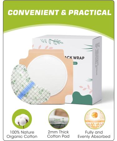 28 PCS Organic Castor Oil Pack Wrap Disposable Castor Oil Packs for Liver Self-Adhesive Castor Oils Wrap Organic Cotton for Stomach and Neck No Wash Easy to Use Anti-Seepage (28Pcs) - Buy Online on SooperMarket.com