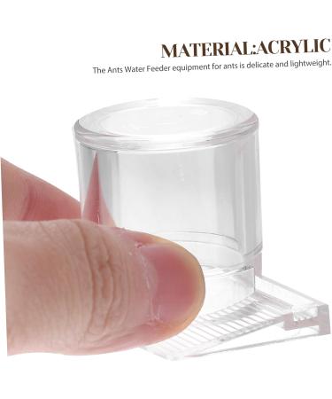 VILLFUL Pet Water Feeder Ant Waterer Ant Nest Water Cup Ants Food Dispenser Ant Feeding Cup Ant Water Feeders Ant Keeping Water Feeding Cup for Ant Nest Ant Nest Supplies Ant Feed Bowl - Buy Online on SooperMarket.com