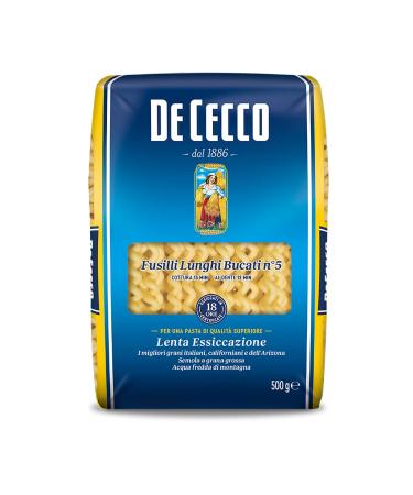DE CECCO FUSILLI LUNGHI BUCATI - Long Pasta Twists