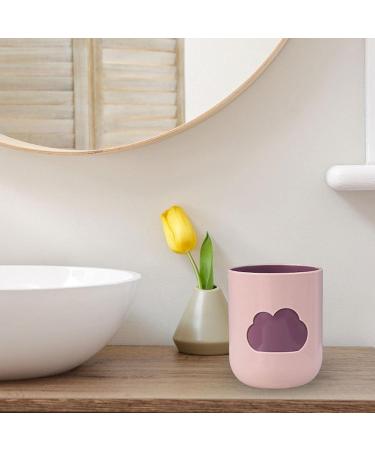 Magideal 4x Cloud Pattern Toothbrush Cups - Durable Bathroom Tumblers for Toothbrushes & Makeup Brushes | International Shipping - Buy Online on SooperMarket.com