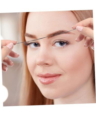 BELLIFFY 1box Eyebrow Drawing Tool Ink Eyebrow Tattoos Ruler Brow Mapping Wire Ruler 6x4.5cm Black - Buy Online on SooperMarket.com
