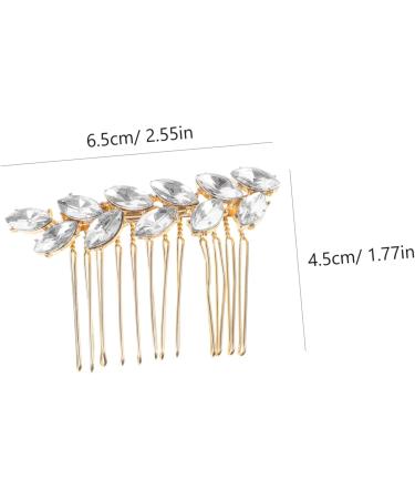 FOYTOKI Fashionable Diamond Hair Accessories Hair Combs for Women Decorative Hair Combs Hair Comb Clips Girl Headpiece Hair Accessories for Hair Comb for Thin Hair - Buy Online on SooperMarket.com