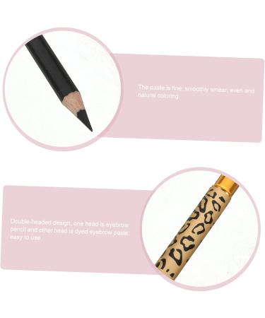 BELLIFFY 2pcs Eyebrow Pencil Brush Gel Black Eyebrow Pencil and Brush Black Eyeliner Pen Puff Eyebrown 1 count (Pack of 1) Black - Buy Online on SooperMarket.com