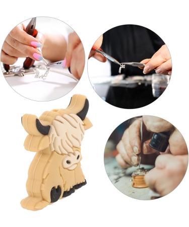 10pcs Cartoon Beads Teething Spacer Necklace DIY Kit - Animal Charm Silicone Jewelry Making Supplies - Buy Online on SooperMarket.com