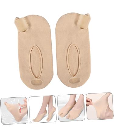 FOMIYES Mens Invisible Toe Separator Boat Socks - 1 Pair | Men & Women Orthodontic Toe Correcting Socks | Comfortable Toe Wraps & Bandages - 17.8x8cm - Buy Online on SooperMarket.com