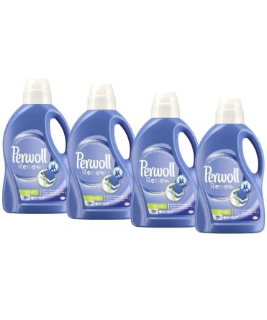 Perwoll Renew Sport Liquid detergent (4x25 washes) hygiene detergent for sports and functional clothing fine detergent for intensive freshness 1 375 l (4-pack)