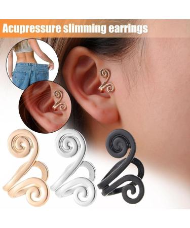 Reetuzz Acupuncture Earring Acupressure Slimming Earrings Non Piercing Acupressure Earrings for Women Men Weight Loss Effective Slimming (3 PCS) - Buy Online on SooperMarket.com