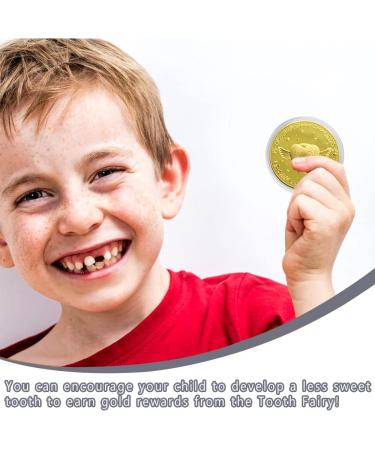 20 Tooth Fairy Commemorative Gold Coins for Boys | Perfect Tooth Fairy Gifts & Keepsakes - Buy Online on SooperMarket.com