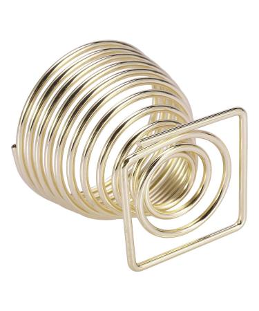 AYNEFY Cosmetic Puff Stand - Dual Type Makeup Sponge Blender Holder Rack | Gold Square Base | Beauty Tool for All Makeup Sponges - Buy Online on SooperMarket.com