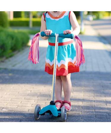 Kuou Handlebar Tassels for Kids - Colorful Bicycle Streamer Ribbons | Fun Bike Decorations - Buy Online on SooperMarket.com