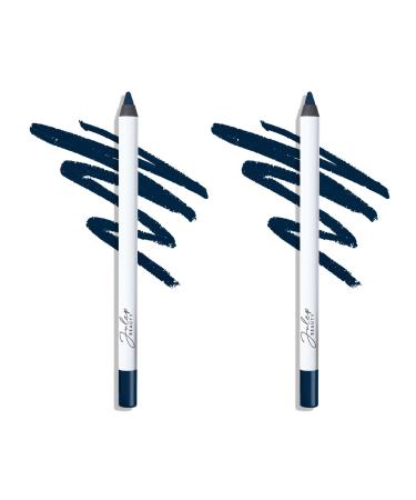 Julep When Pencil Met Gel Sharpenable Multi-Use Longwear Eyeliner Pencil - Navy Smoke - Transfer-Proof - High Performance Liner Duo 37 Navy Smoke Duo
