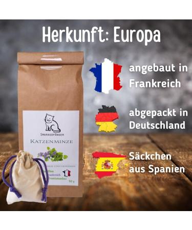 SMARAGDF NGER Catnip from France - 100g Premium Quality Cat Toy for Cushions & Balls | International Shipping - Buy Online on SooperMarket.com