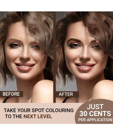 MinaiBrow Tint Kit Dark Brow - Natural Brow Tinting Powder & Stain Remover | Smudge Proof Easy Application for Perfect Brows - Buy Online on SooperMarket.com