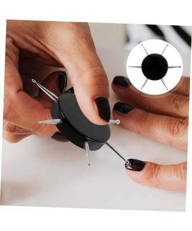 minkissy 2pcs Nail Art Drill Pen Rocks Dotting Pen Bling Nail Dotting Pen Nail Dotting Tool Manicure Painting Tools Nail Tools for Nail Art Detail Nail Art Tool Acrylic Spherical Crystal 6.9x6.9cmx2pcs Blackx2pcs - Buy Online on SooperMarket.com