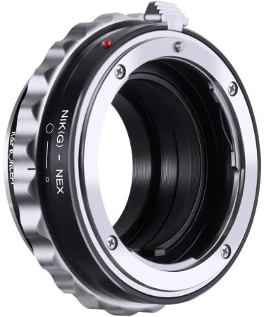 K&F Concept Nikon G to Sony E-Mount Lens Mount Adapter for Alpha A7 A6000 A6300 A6500 - NIK(G)-NEX Compatible - Buy Online on SooperMarket.com