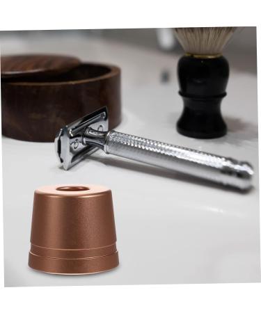 Angoily Universal Shaving Stand & Toothbrush Holder - Metal Razor Base & Small Knife Holder - Buy Online on SooperMarket.com