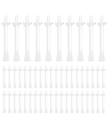 Whaline 100pcs Nose Wax Applicator Sticks Dual End Nose & Facial Wax Spatulas Waxing Applicator Sticks for Nostril Nasal Cleaning Eyebrow Facial Hair Removal