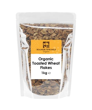 Organic Toasted Wheat Flakes 1kg by Manor Springs Organic