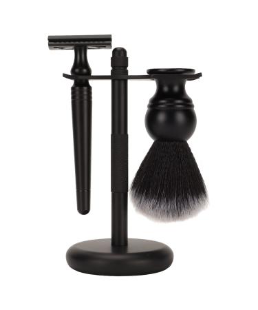 Shaving brush set 3-piece beard trimmer brush set beard trimmer care mustache beard tool set with stand holder