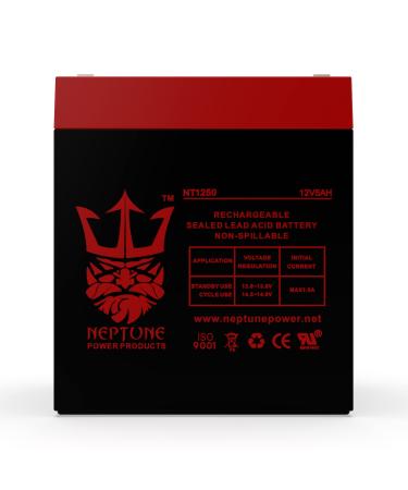 Neptune Brand NT1250 12V 5AH UPS Replacement Battery for Power Patrol SLA1055